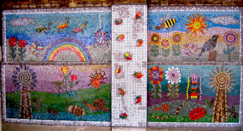 Ground floor garden mosaic