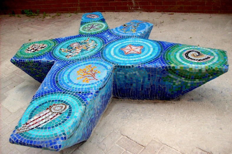 Starfish Bench, Salisbury Childrens' Hospital UK