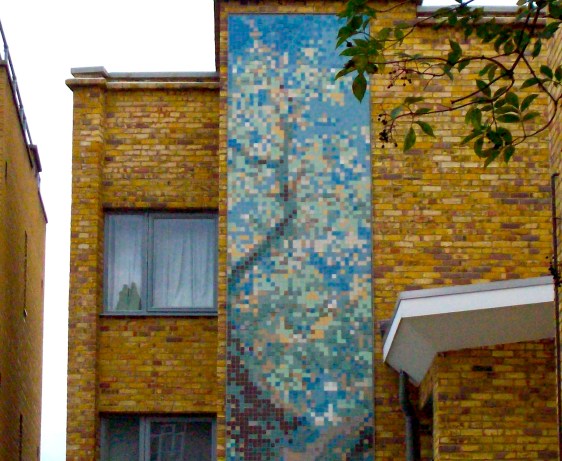 Pixelated Tree - Brixton Hill London